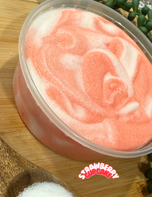 Strawberry Cupcake Foaming Sugar Scrub