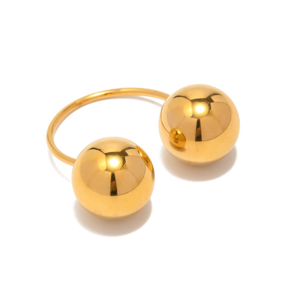 Gold Ball Ring