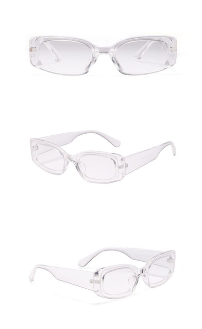 Crystal Clear Square Framed Glasses