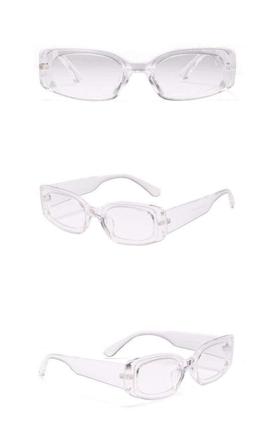 Crystal Clear Square Framed Glasses