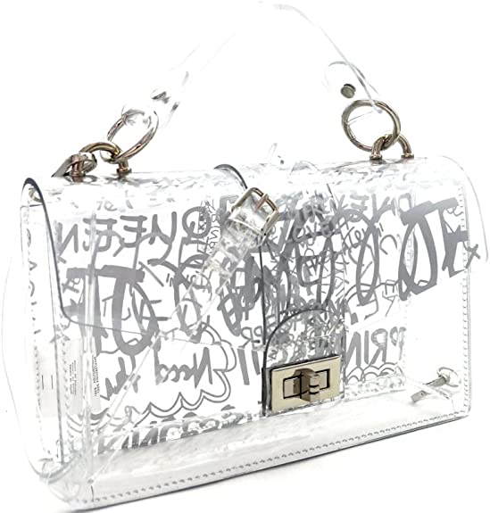 Graffiti Clear Hand Bag