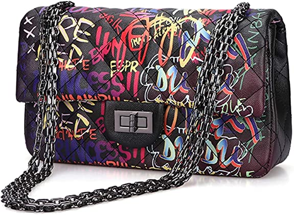 Graffiti Lock Shoulder Bag