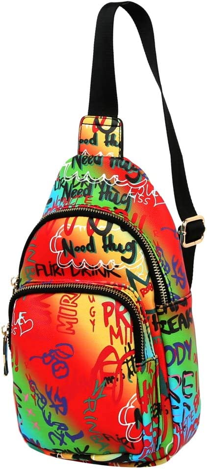 Graffiti Cross Body Sling Bag