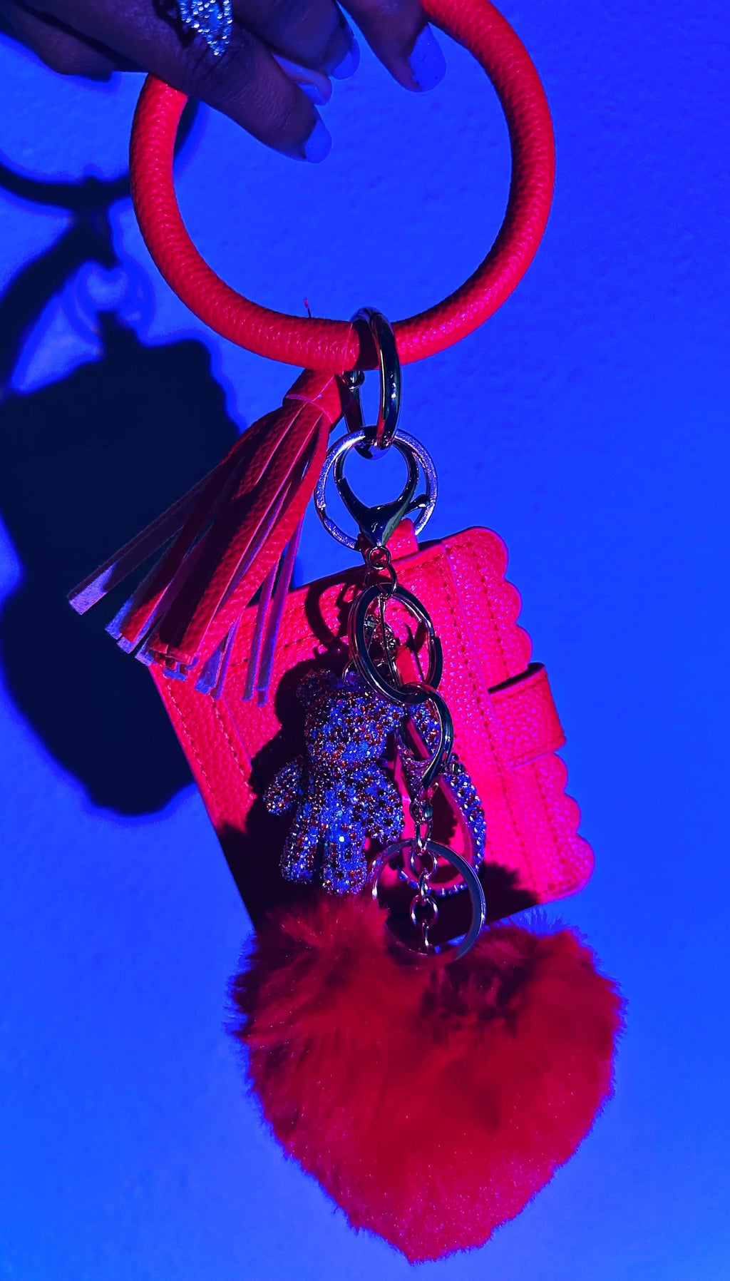 Wallet Teddy Bear Key Chain