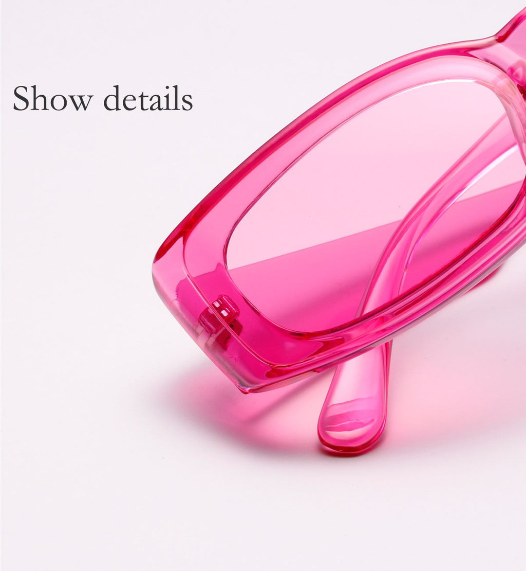 Crystal Clear Square Framed Glasses