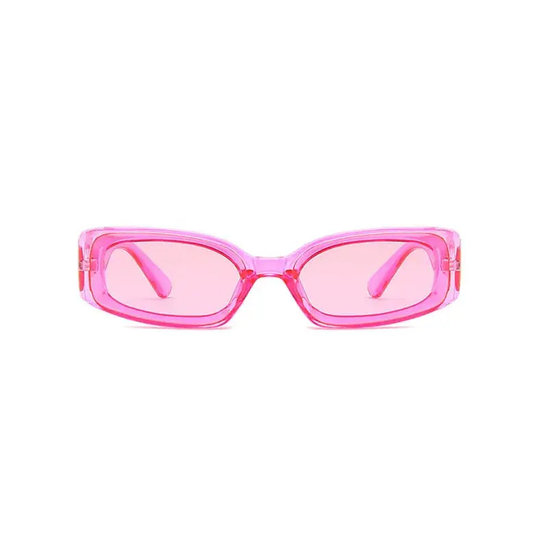 Crystal Clear Square Framed Glasses