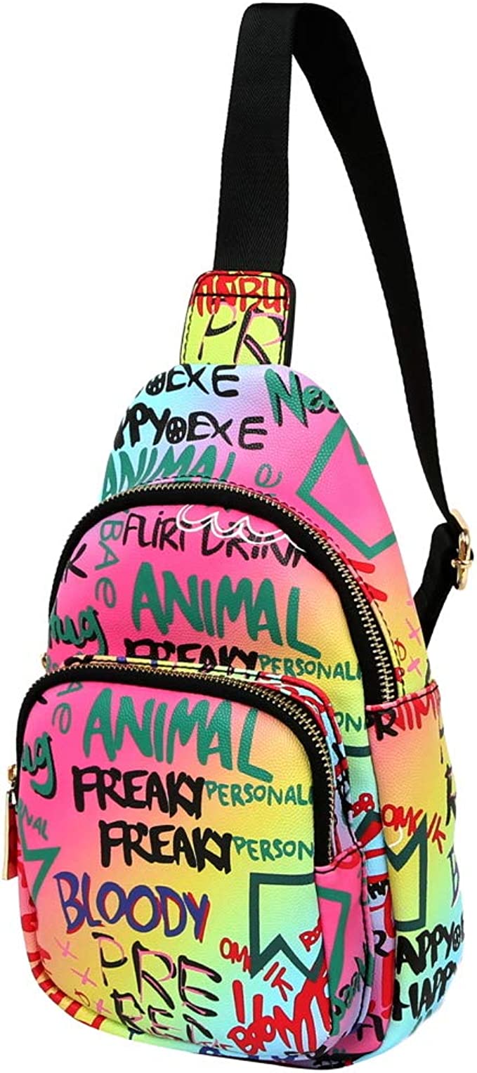 Graffiti Cross Body Sling Bag