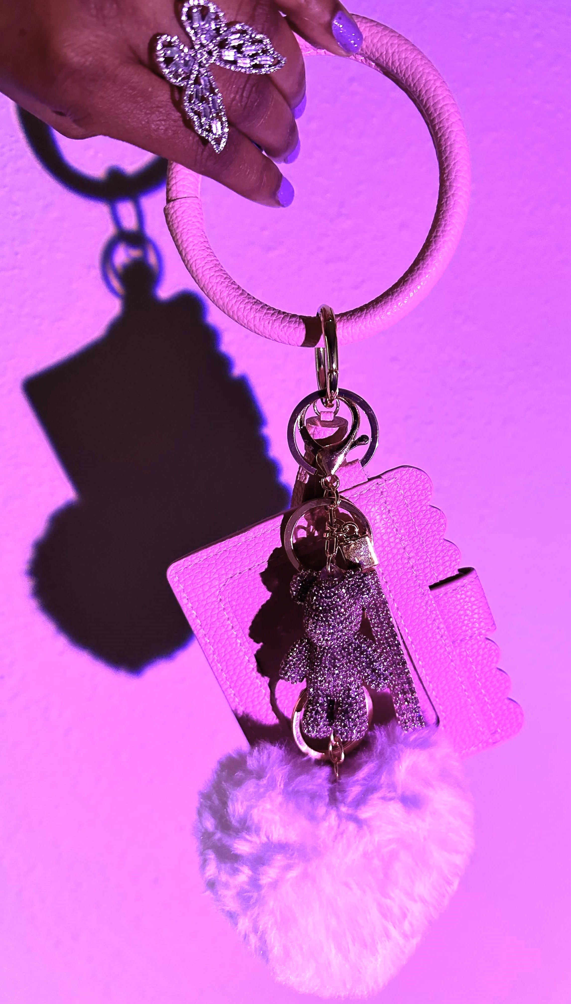 Wallet Teddy Bear Key Chain