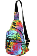 Graffiti Cross Body Sling Bag