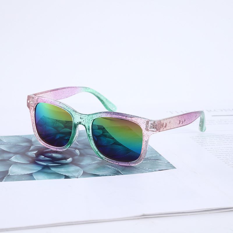 Glittery Oval Frame Sunglasses (Kids Size)