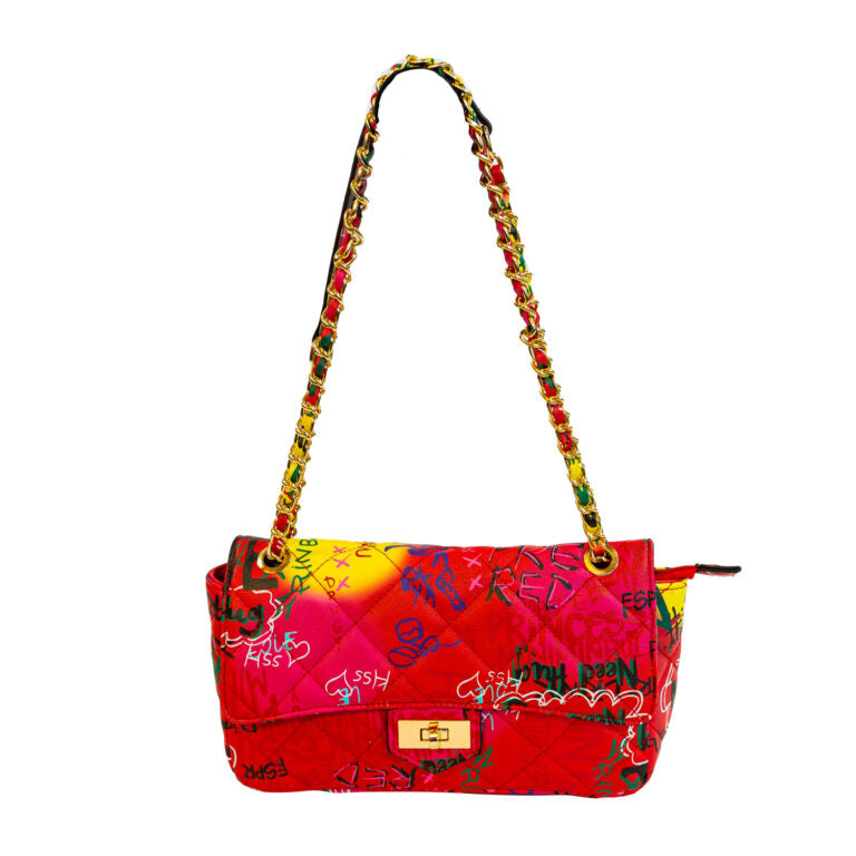 Graffiti Shoulder Bag/ Fanny  Pack