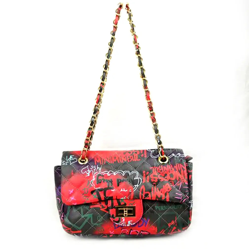 Graffiti Shoulder Bag/ Fanny Pack