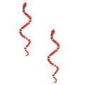 Snake Rhinestone  Earrings