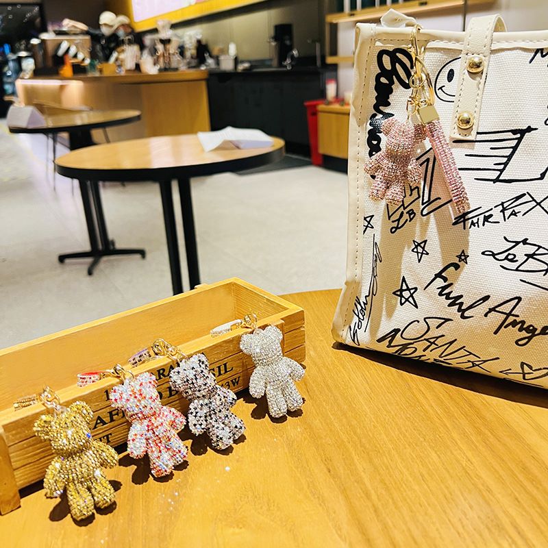 Wallet Teddy Bear Key Chain