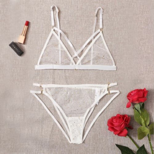 Star Two Piece Lingerie  Set