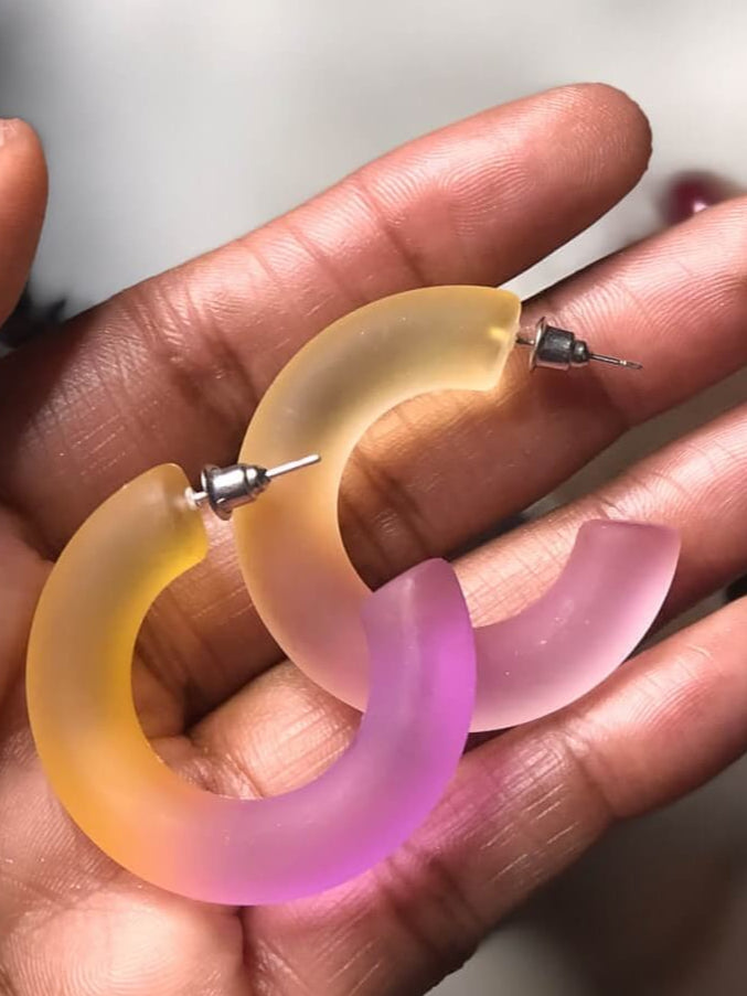 Pink Pineapples  Earrings